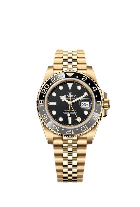 rolex gmt master ii 18 ct.